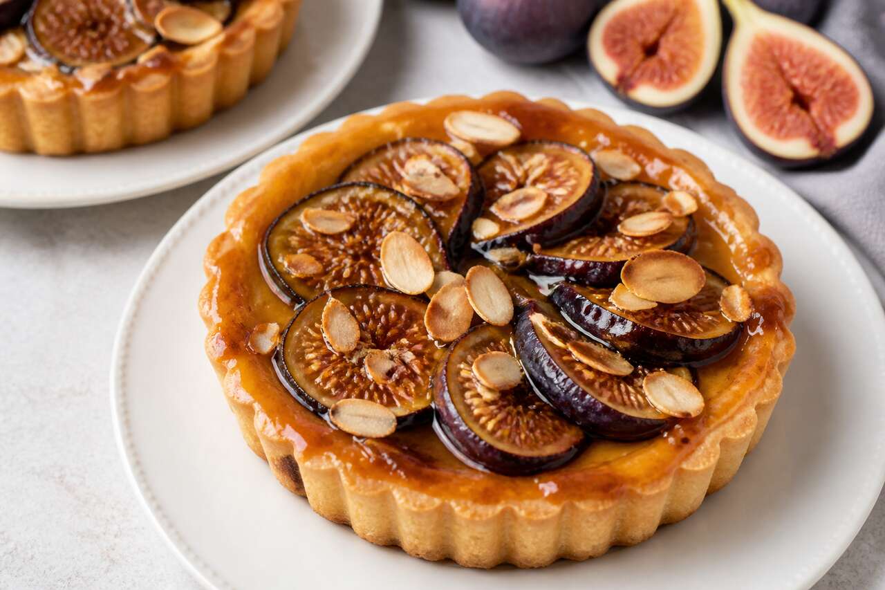 Recette de tartelettes aux figues fraîches