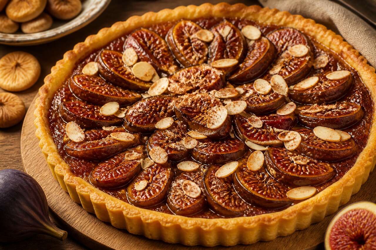 Recette de tarte aux figues
