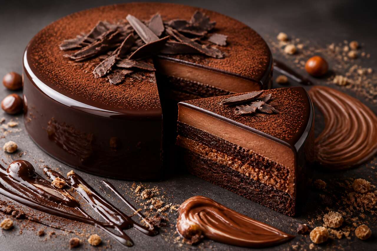 Recette d'entremets façon brownie