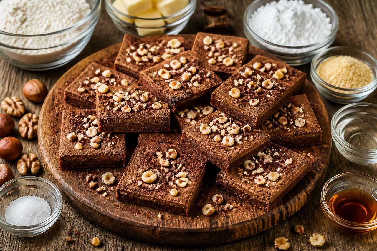Recette de sablés au chocolat et noisettes