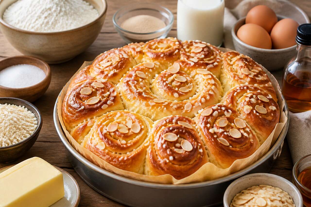 Recette du chinois à la frangipane moelleux et gourmand
