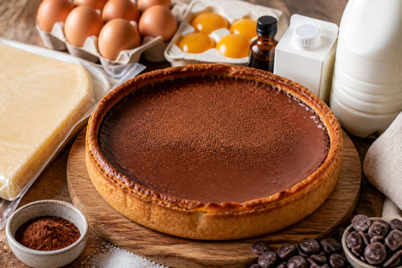 Recette du flan pâtissier au chocolat