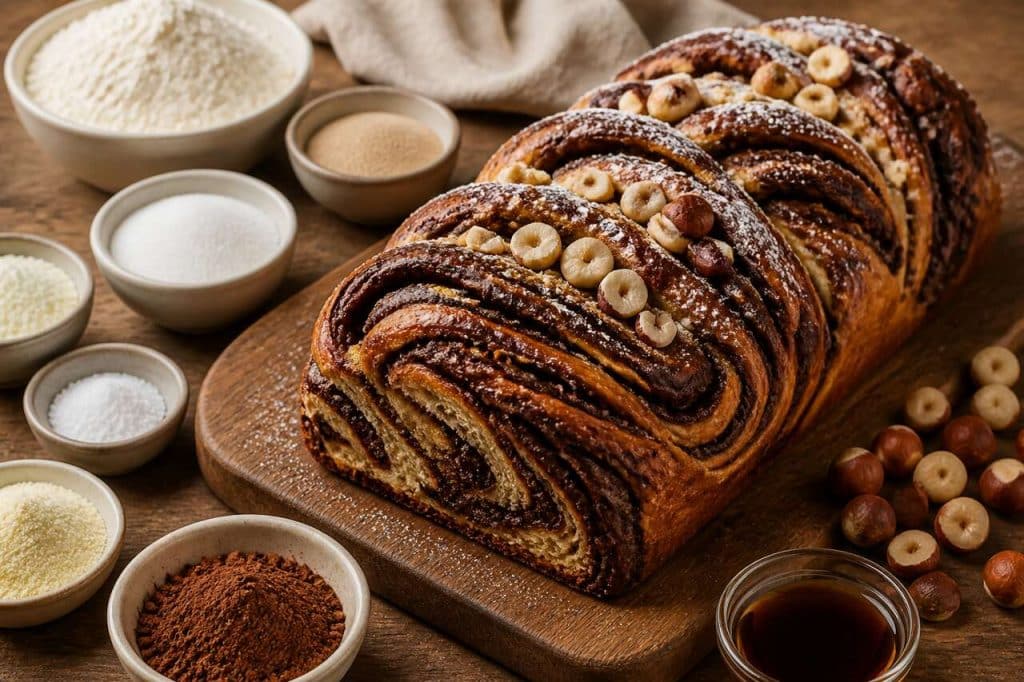 Recette du krantz cake au chocolat et noisettes