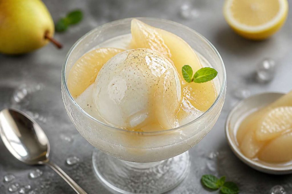 Recette de sorbet aux poires maison