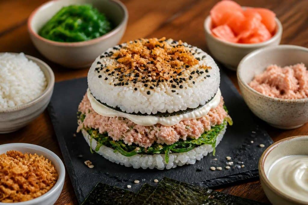 Recette originale de sushi burger healthy