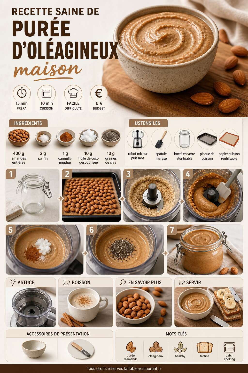 Fiche recette Recette saine de pur&eacute;e d'ol&eacute;agineux maison