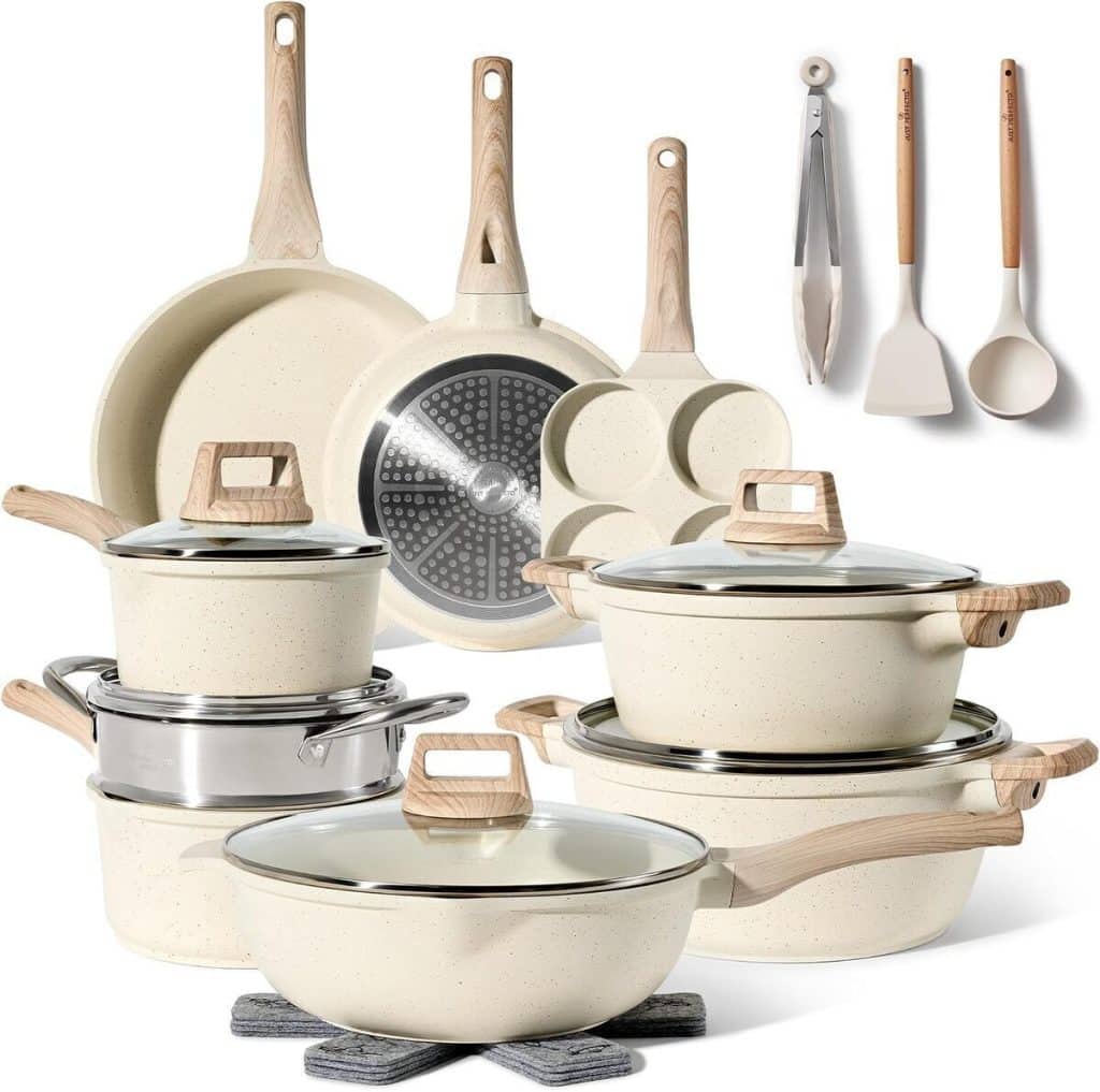 Test du lot Just Perfecto : casseroles et poêles induction avec poignée amovible