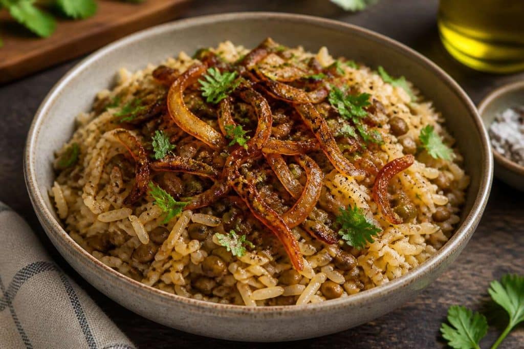 Recette authentique de Mujaddara facile et savoureuse
