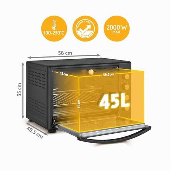 Découvrez notre test détaillé du mini-four Tzs First Austria 45l : puissance, capacité 45 litres et polyvalence pour vos besoins culinaires quotidiens.
