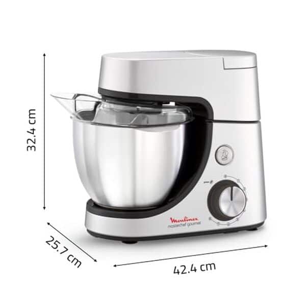 Découvrez notre test détaillé du Moulinex Masterchef Gourmet QA519D32. Robot pâtissier polyvalent 1100 W avec avis, performances et caractéristiques. 