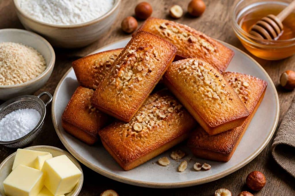 Recette de financiers au miel et aux noisettes