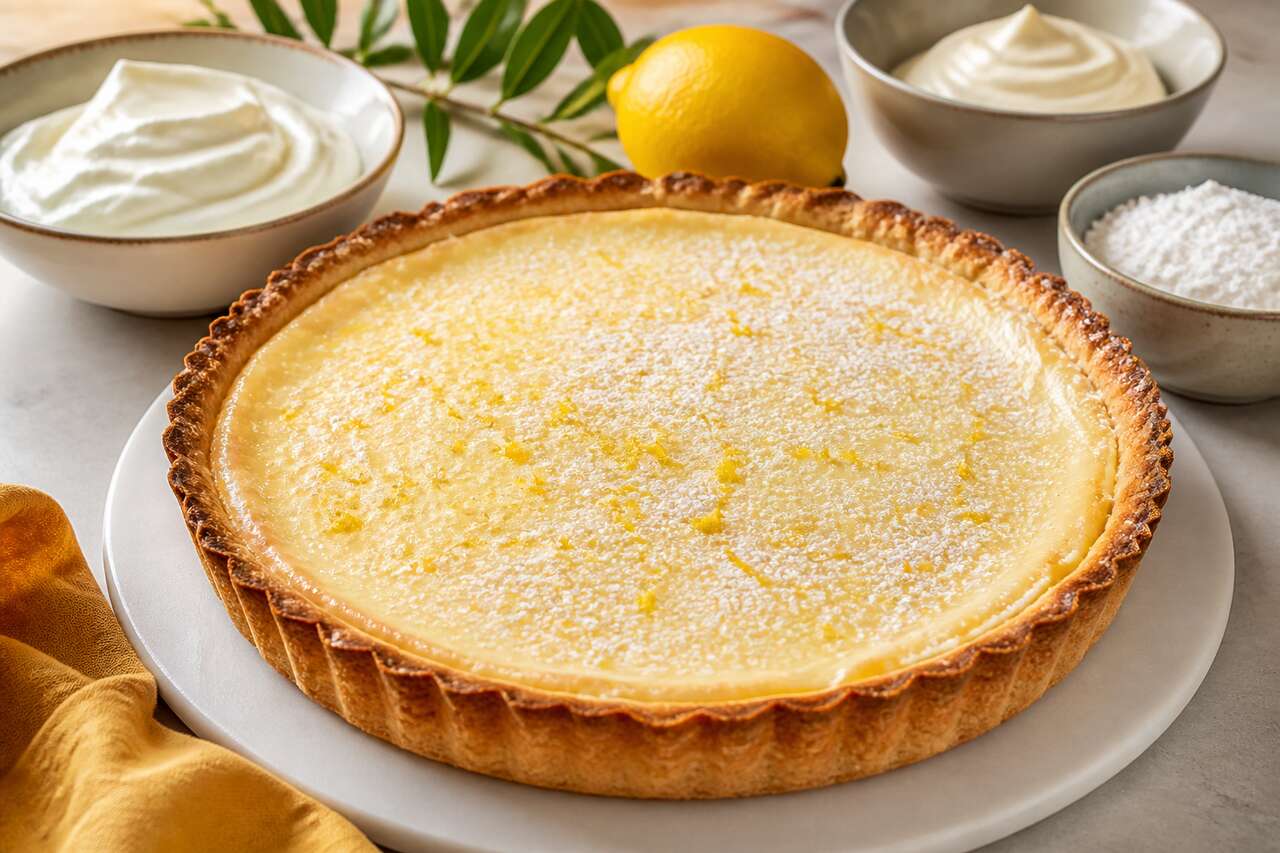 Recette de tarte au fromage blanc