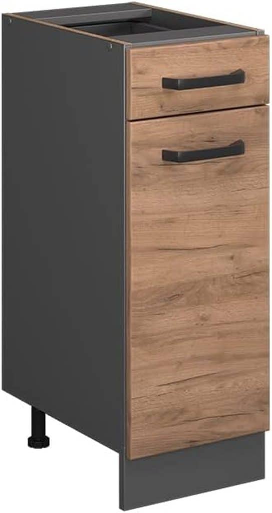 Test du meuble de cuisine Vicco R-Line, chêne doré 60 cm avec tiroirs