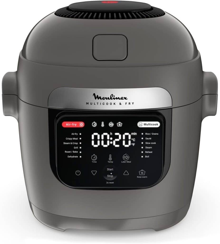 Test Du Moulinex Multicook & Fry : multicuiseur 6L Avec Air Fryer Intégré