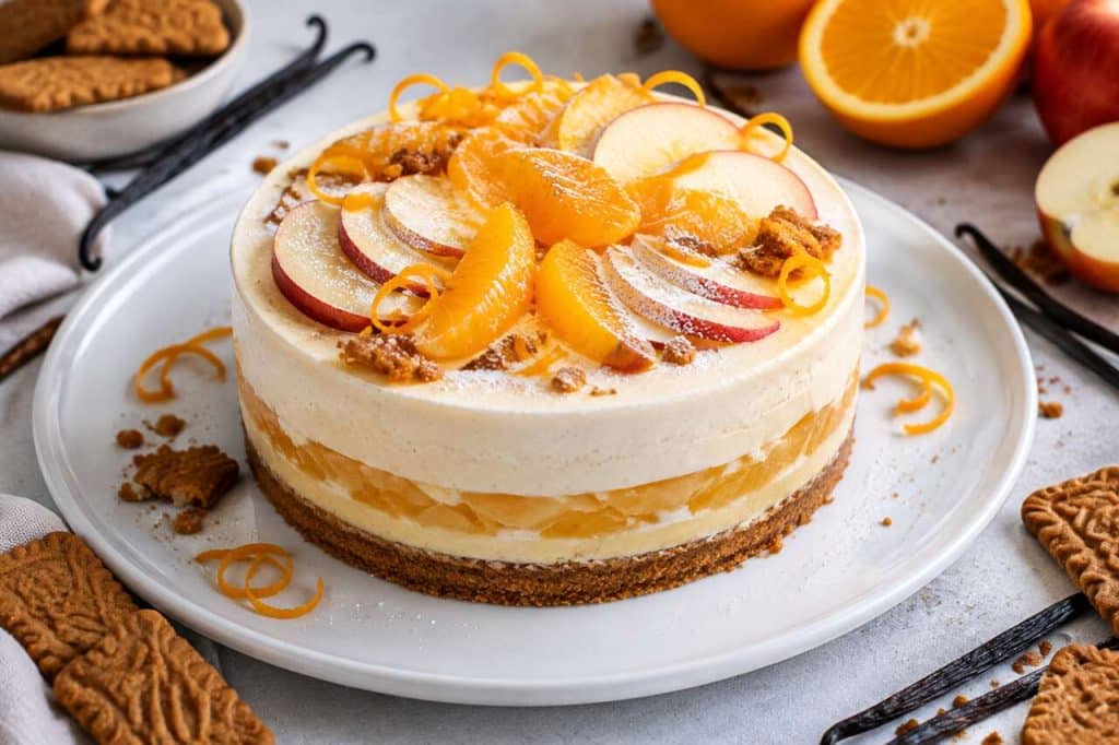Recette d'entremet aux pommes et oranges : dessert fruité et gourmand