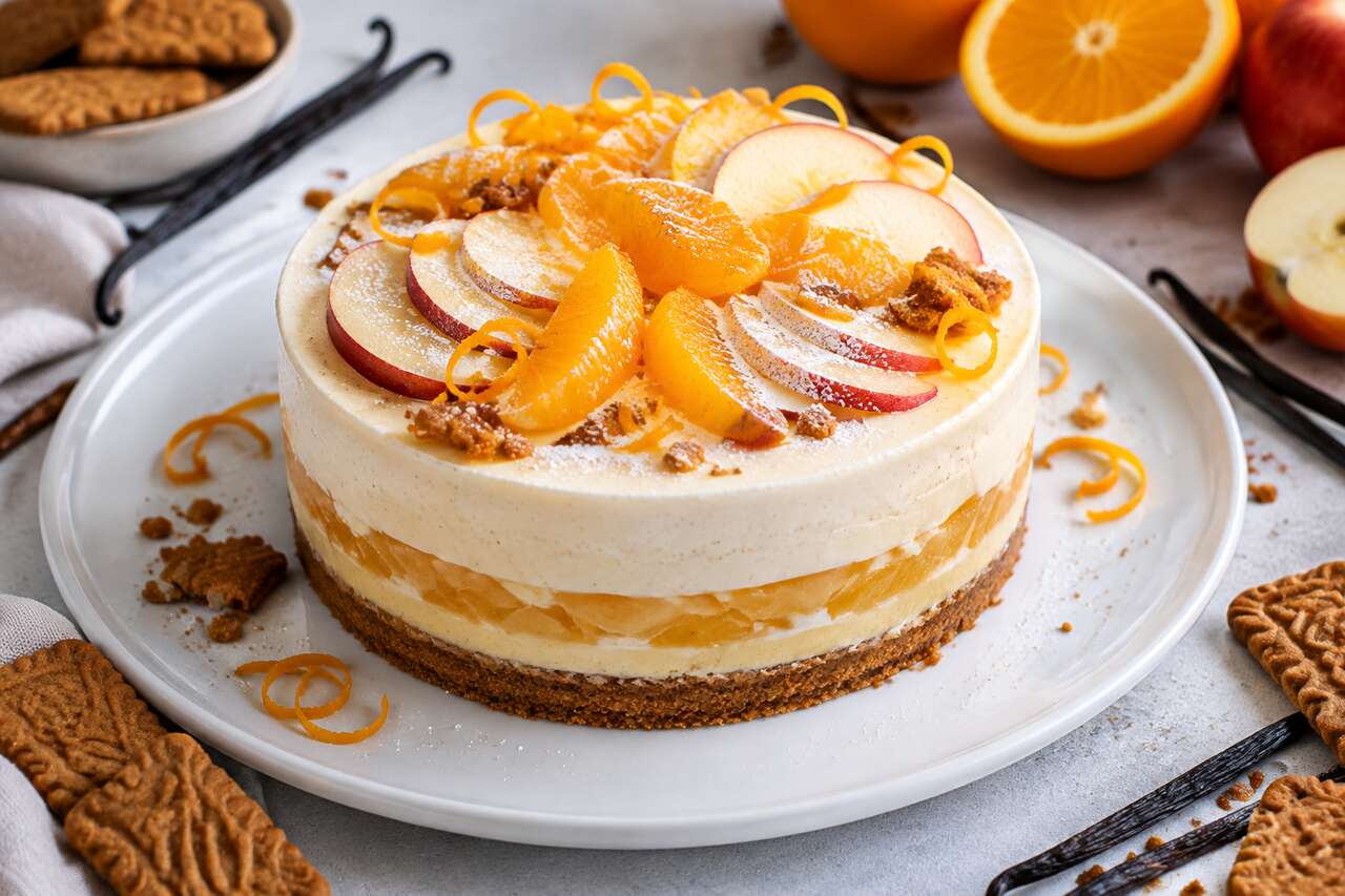 Recette d'entremet aux pommes et oranges : dessert fruité et gourmand