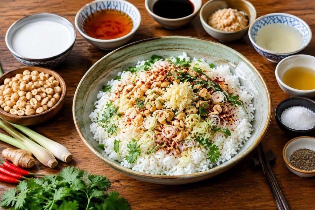 Salade de riz à la thaïlandaise : recette savoureuse et facile