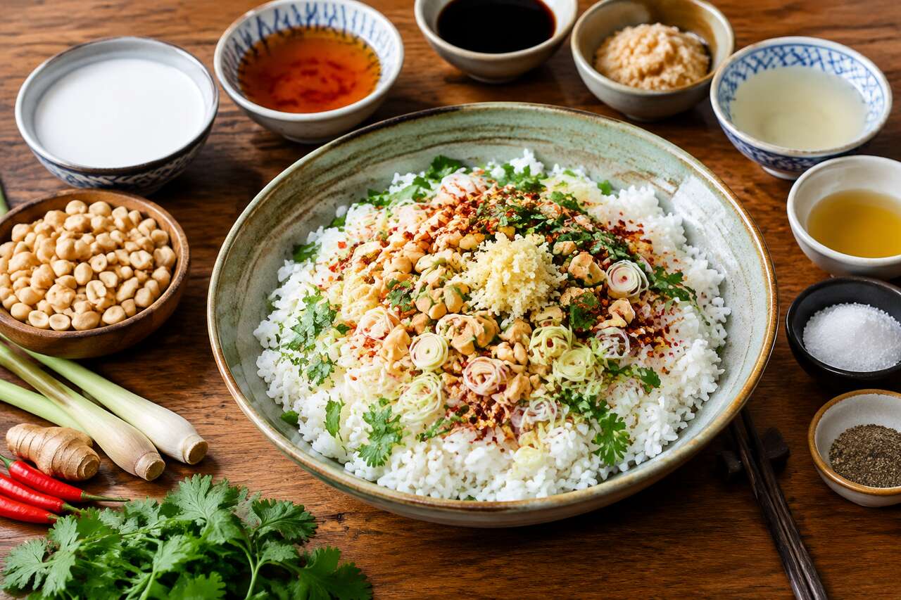 Salade de riz à la thaïlandaise : recette savoureuse et facile