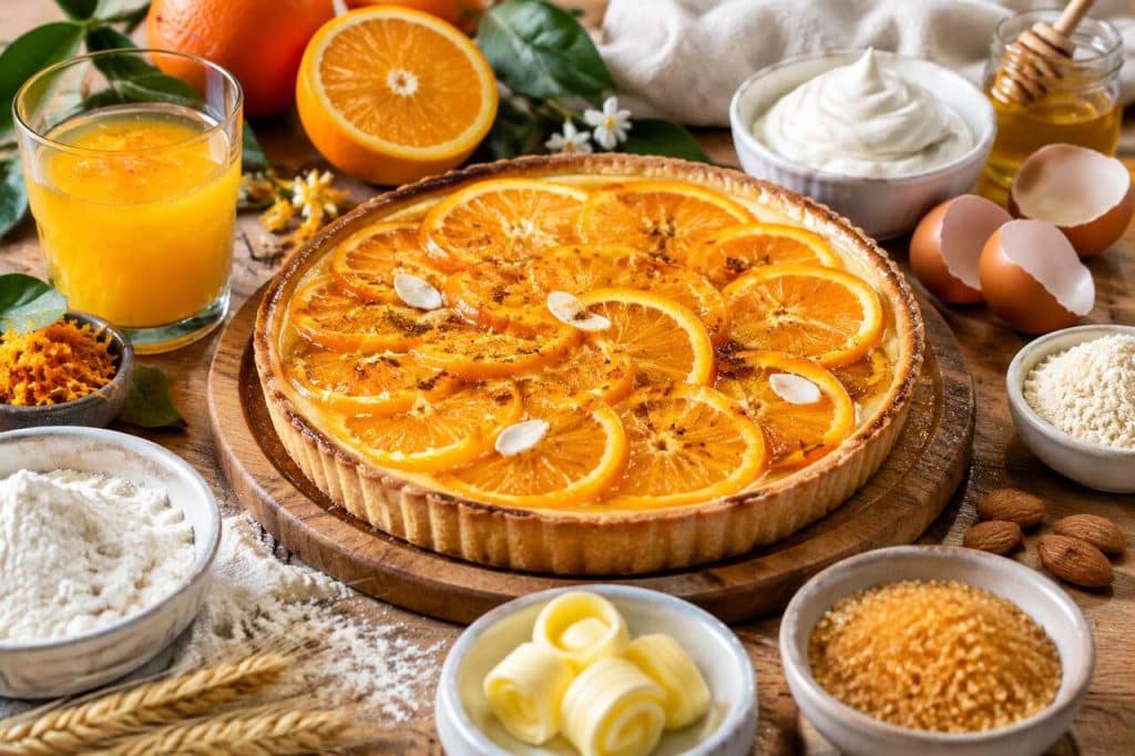 Tarte à l'orange : recette gourmande et saine