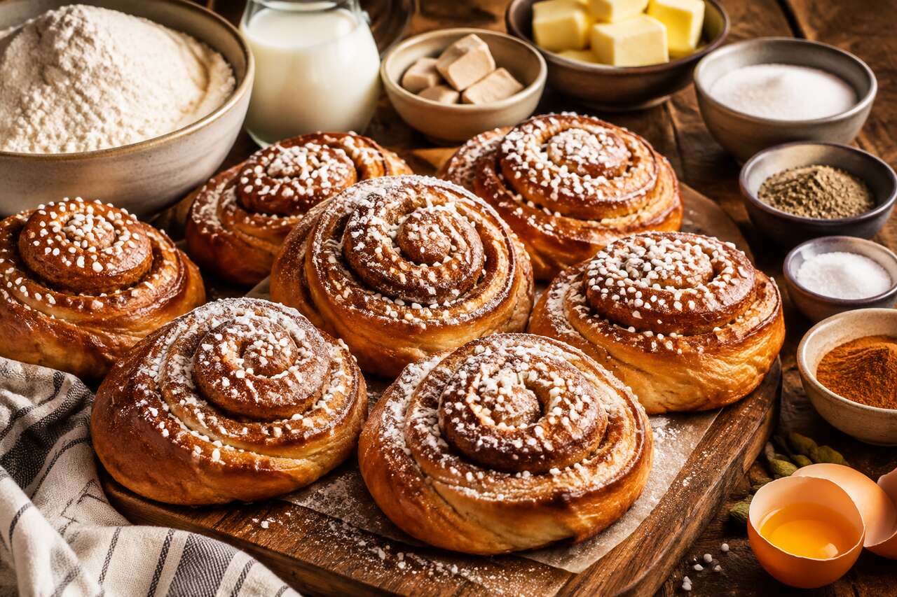 Recette des kanelbullar : la brioche suédoise à la cannelle