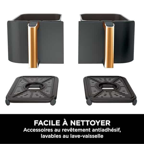 Découvrez notre test complet de la friteuse Ninja Foodi MAX Dual Zone : performances, avantages et inconvénients de ce modèle 6-en-1 innovant sans huile.