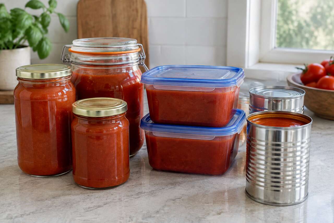 Combien de temps peut-on conserver une sauce tomate selon le mode de stockage ? Combien de temps peut-on conserver une sauce tomate selon le mode de stockage ?