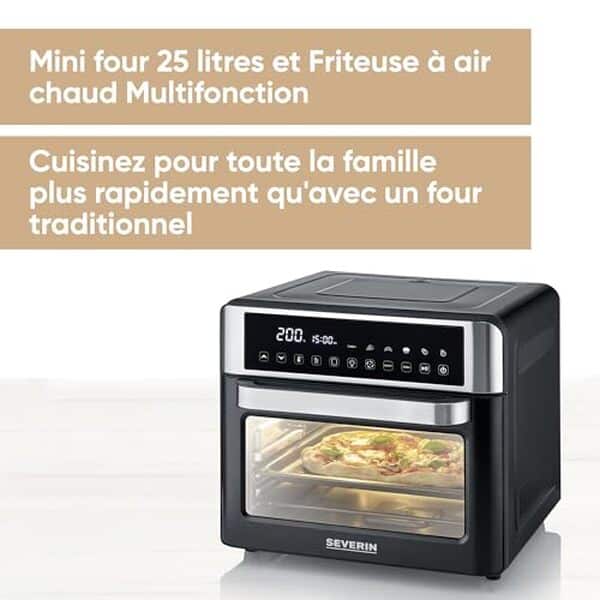 Découvrez notre test complet du mini-four Severin TO 9579 multifonction 12 en 1 : performances, fonctionnalités et avis détaillé pour vous aider à choisir.