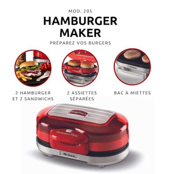 Découvrez notre test détaillé de la machine à hamburger rouge 1200W 00C020500AR0 : performances, fonctionnalités et avis d'utilisation pour bien choisir votre équipement. 