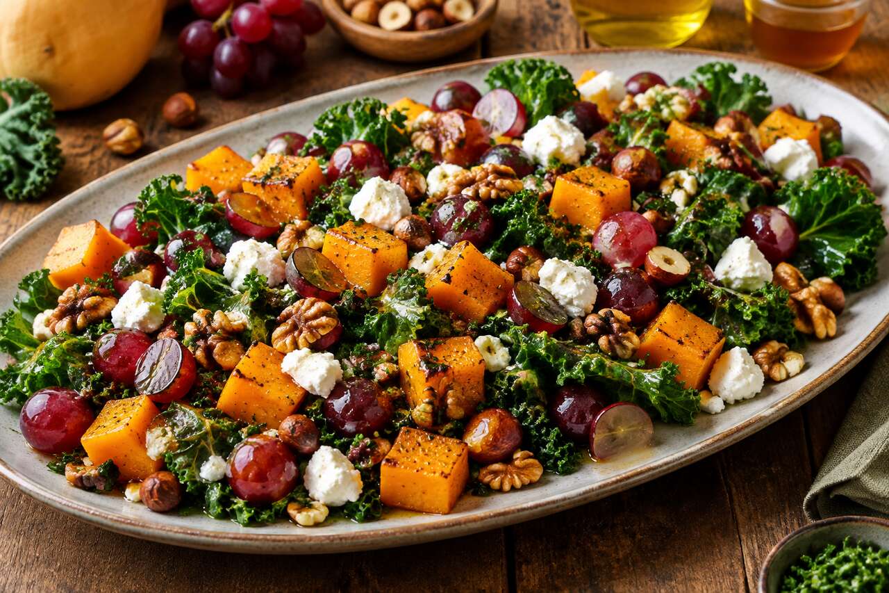Recette de salade automnale saine et gourmande