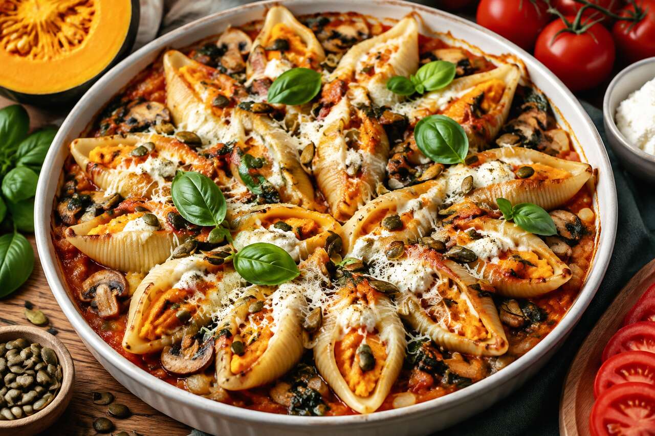 Recette de conchiglionis d'automne : régalez vos papilles