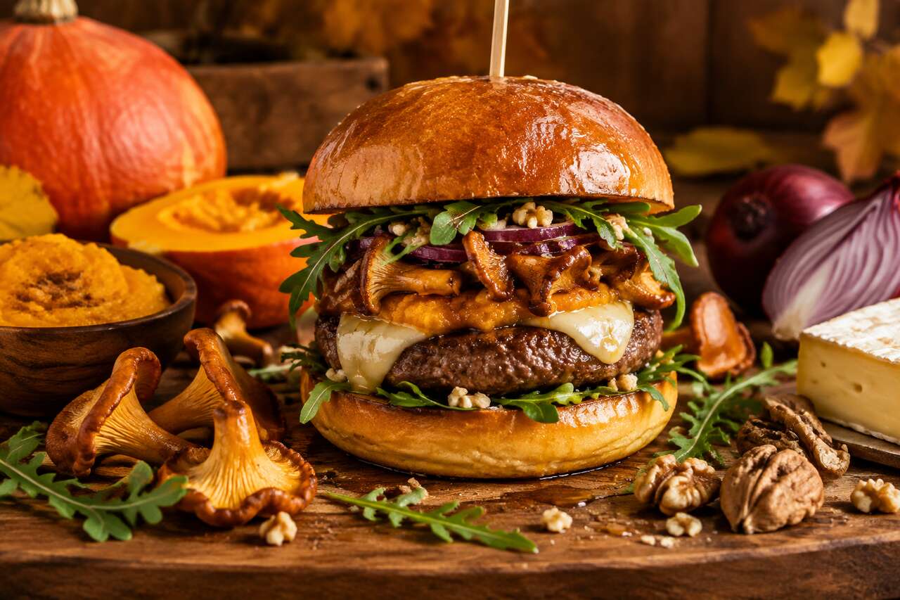 Recette de hamburger d'automne : saveurs de saison