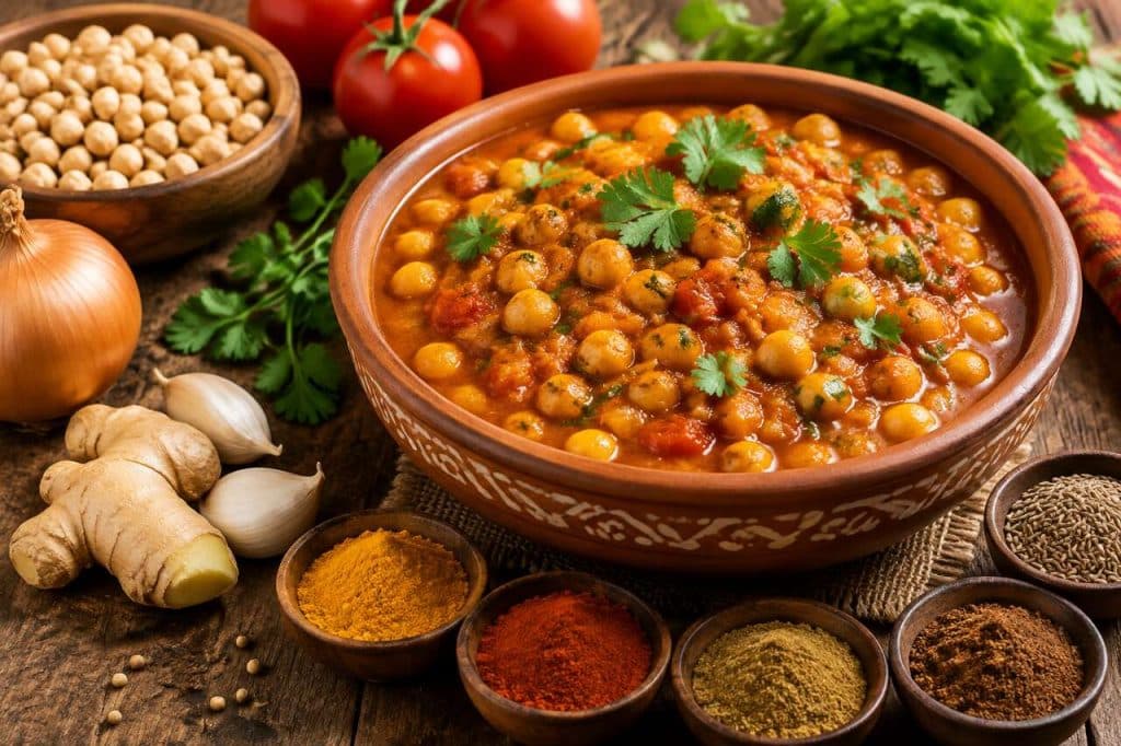 Recette de curry de pois chiches : délice santé maison