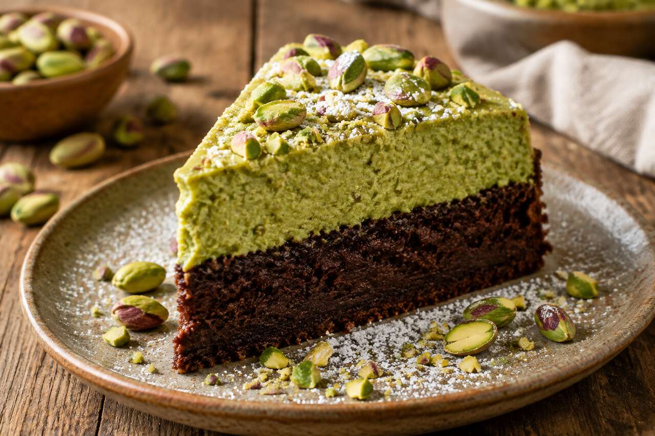 Recette du moelleux pistache chocolat