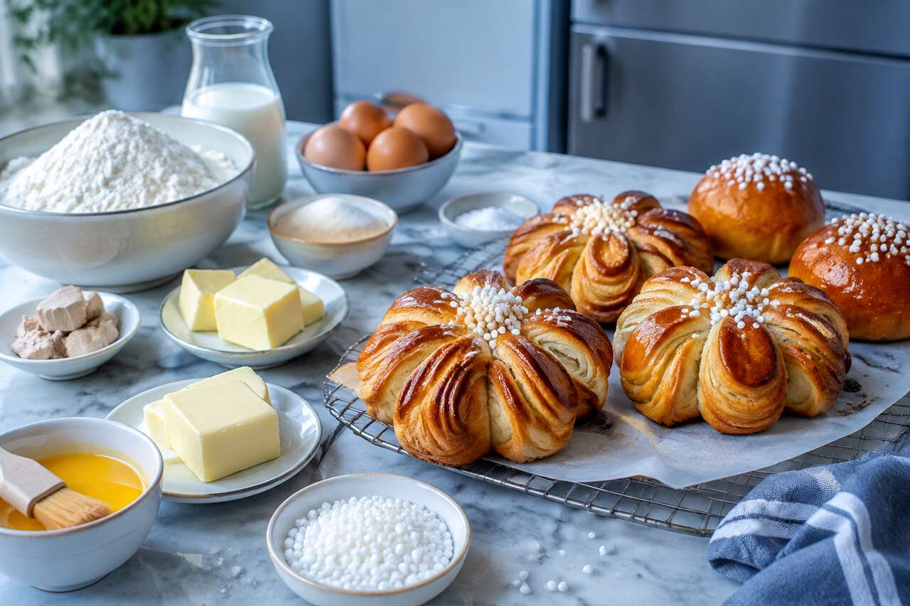 Recette de brioches feuilletées maison