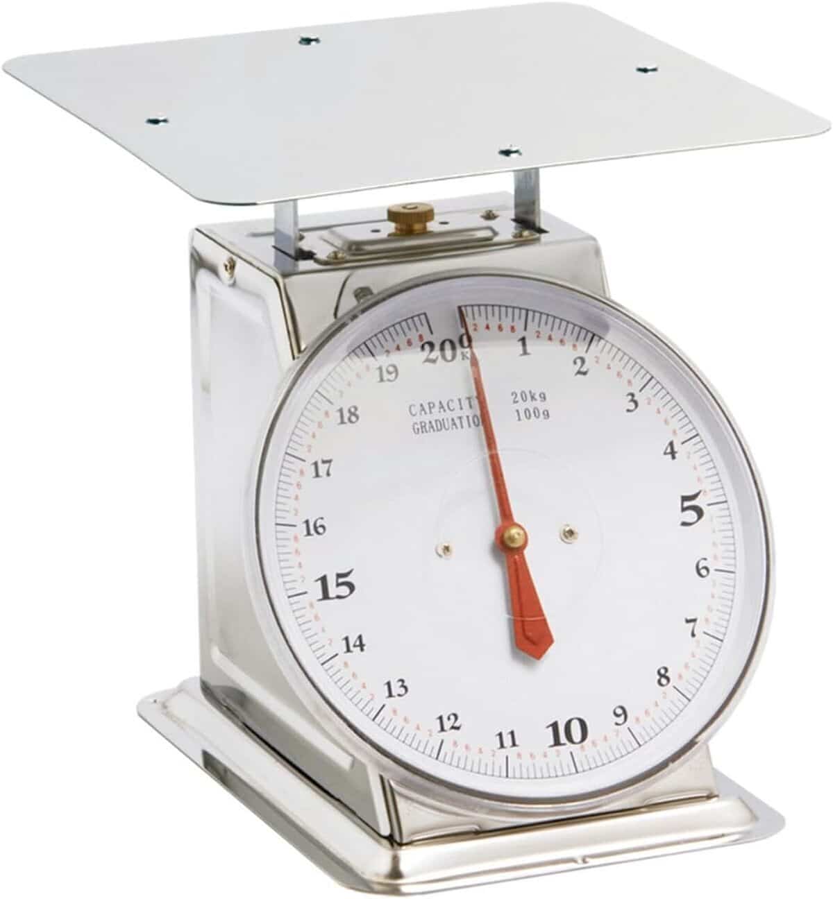 Test de la balance mécanique 20 kg