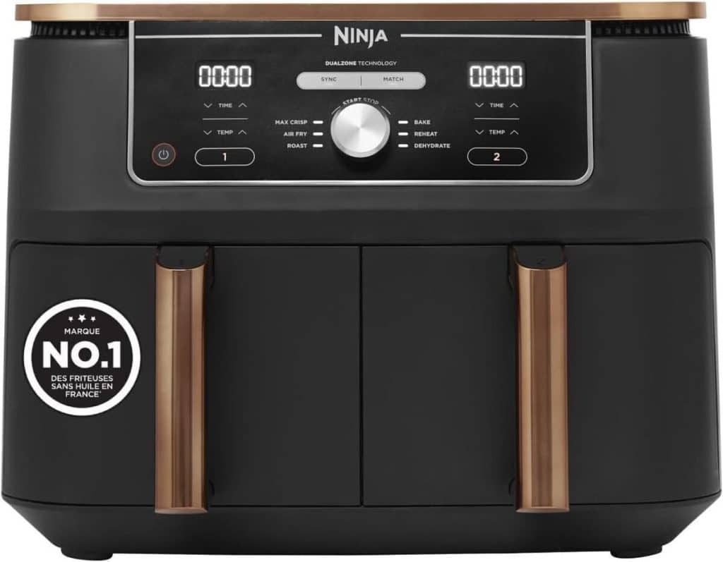 Test Ninja Foodi MAX Dual Zone : la friteuse 6-en-1 anti-huile