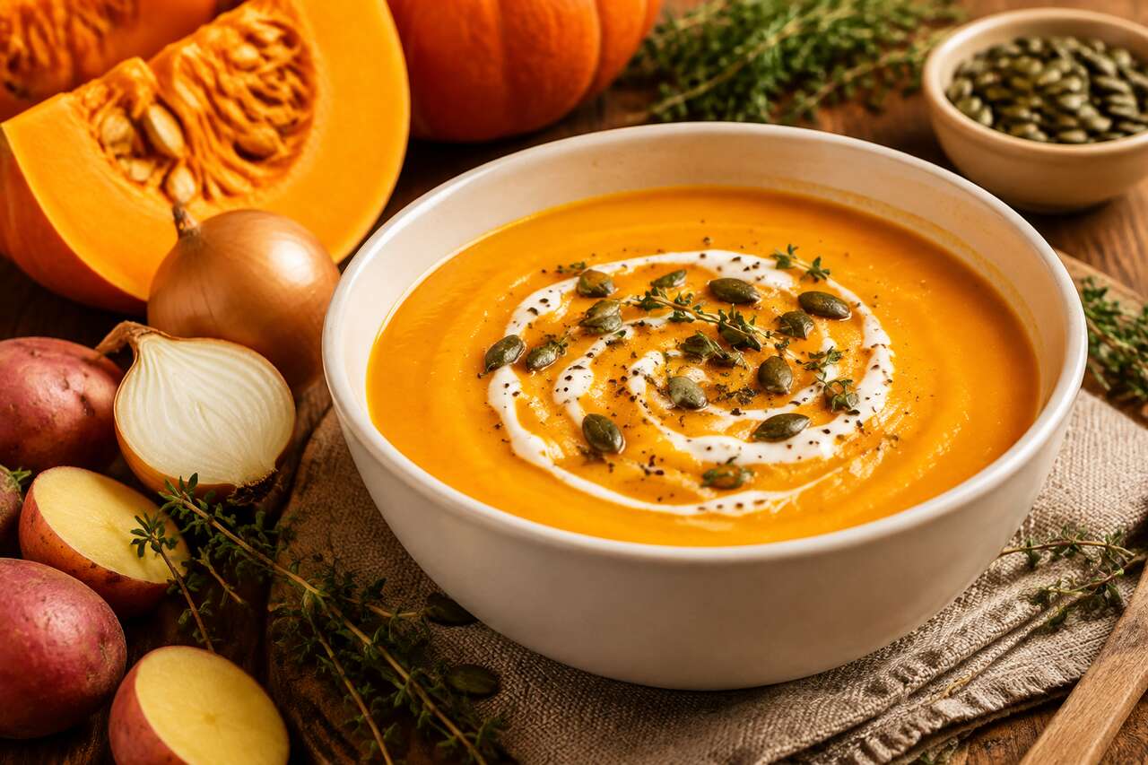 Recette de velouté au potiron : saveurs automnales