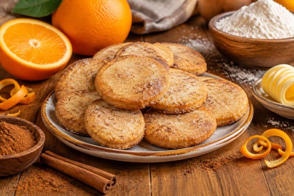 Recette de sablés à l'orange et à la cannelle