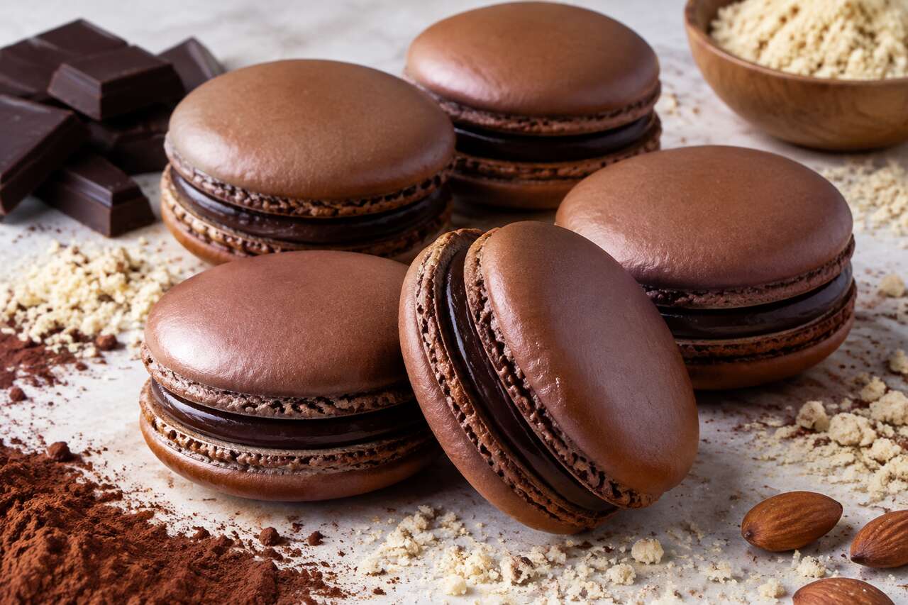 Recette de macarons au chocolat