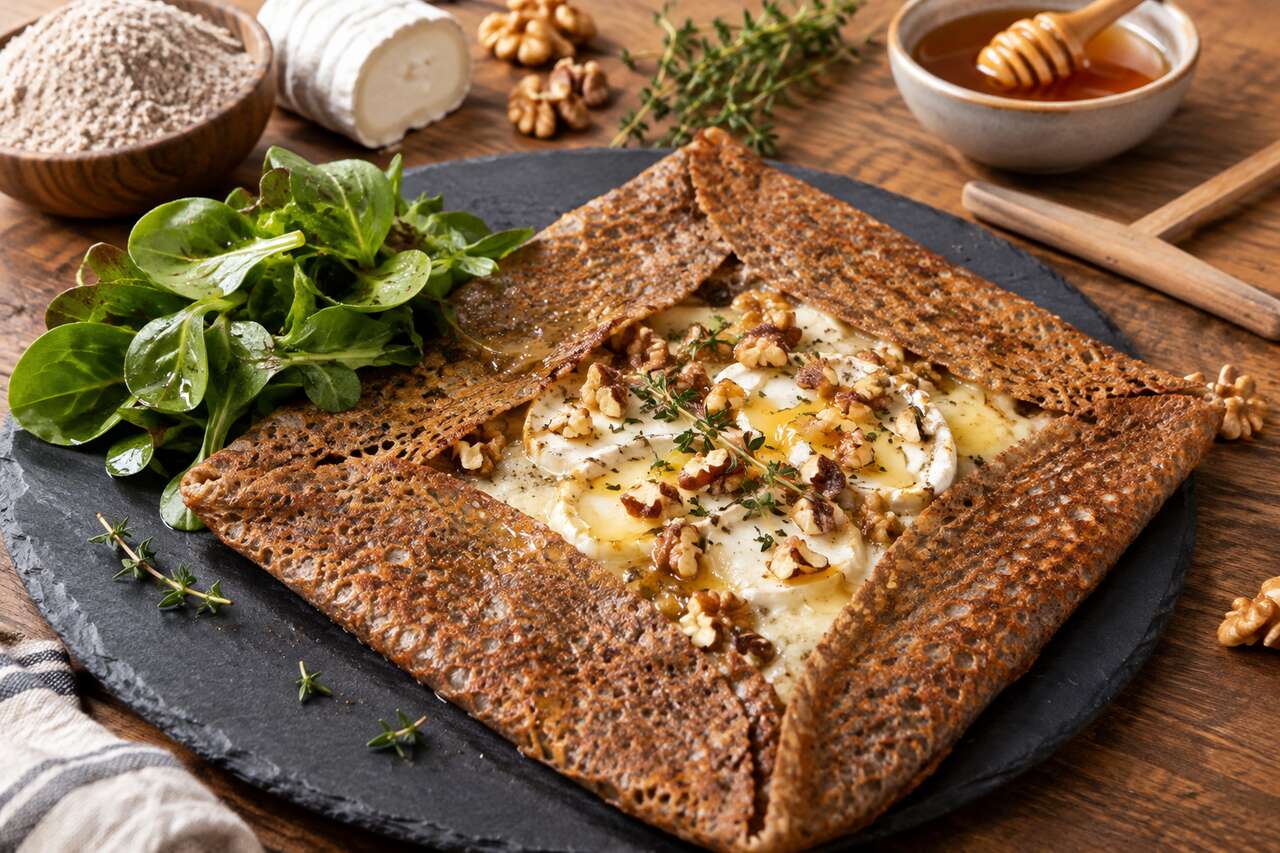 Recette de galettes au chèvre et miel