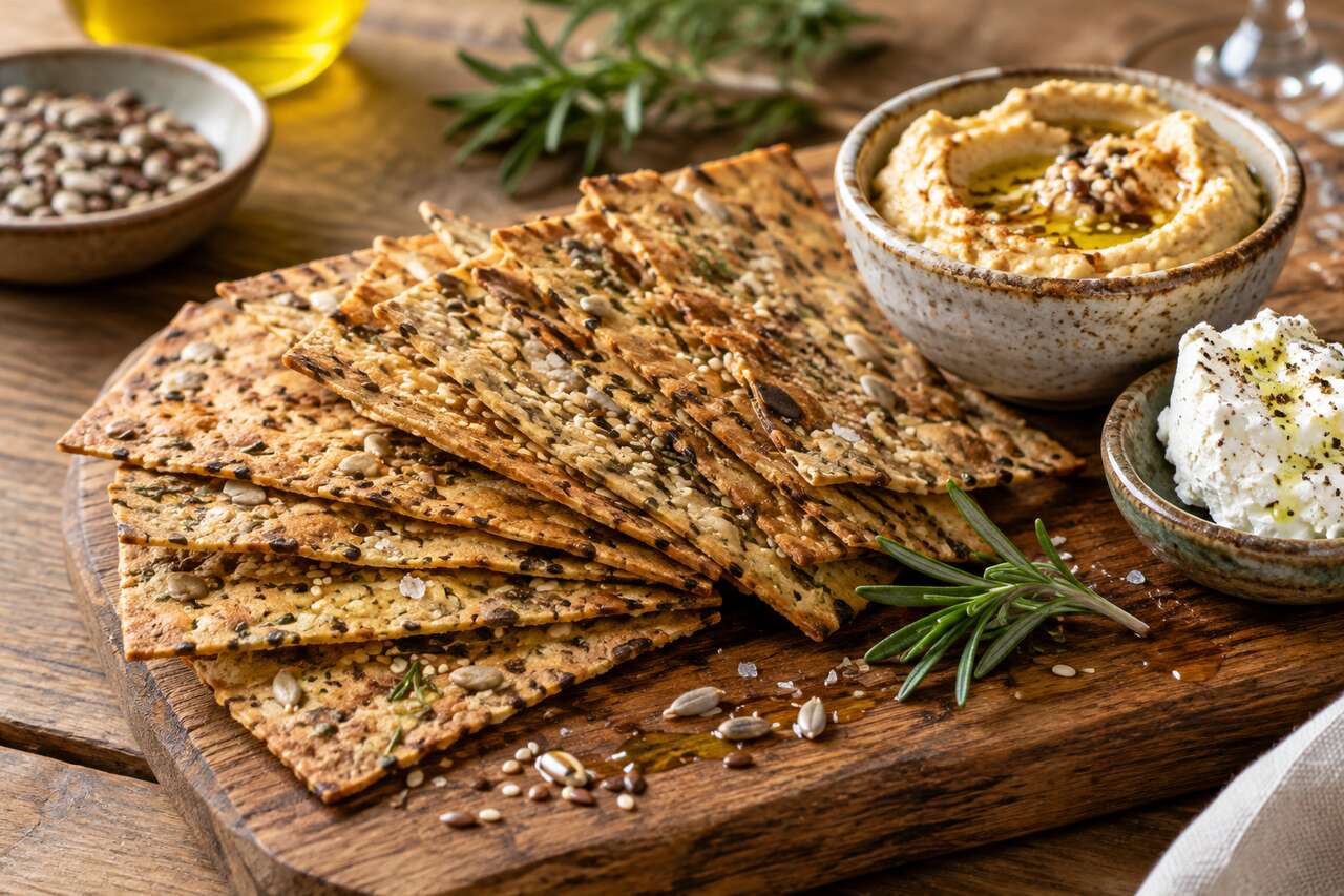 Recette De Crackers Sains : croustillant Et Délicieux