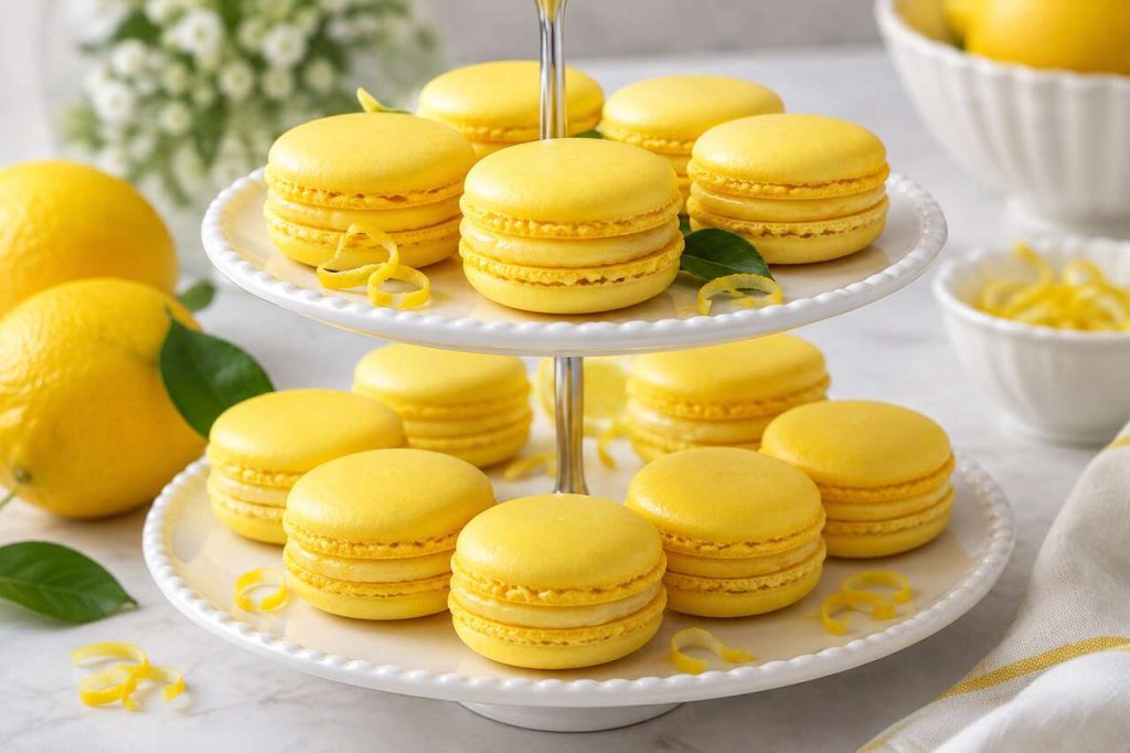 Recette de macarons au citron