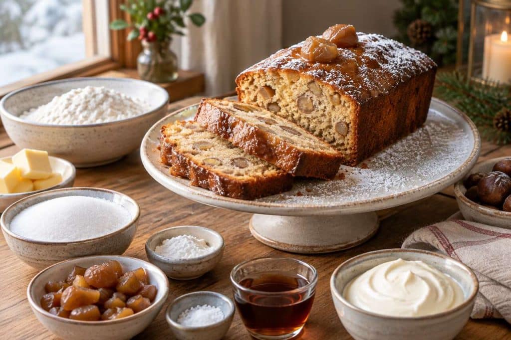 Recette du cake aux marrons glacés