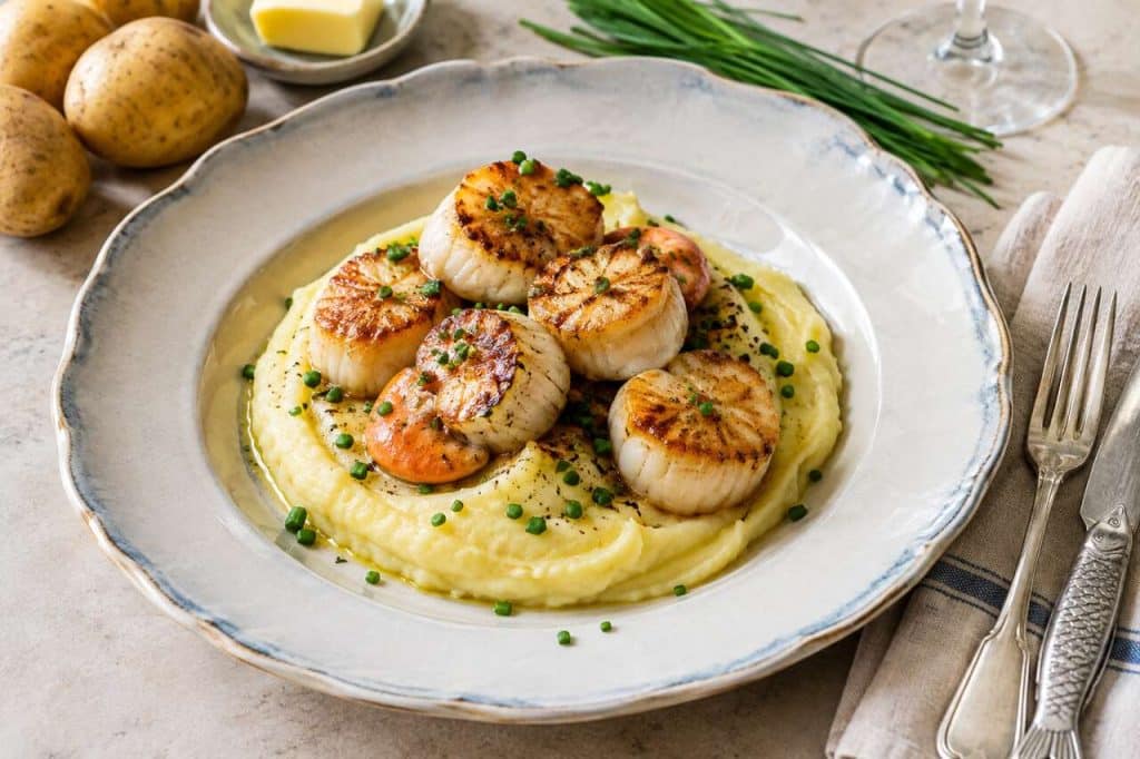 Recette de noix de Saint-Jacques et purée : un délice raffiné