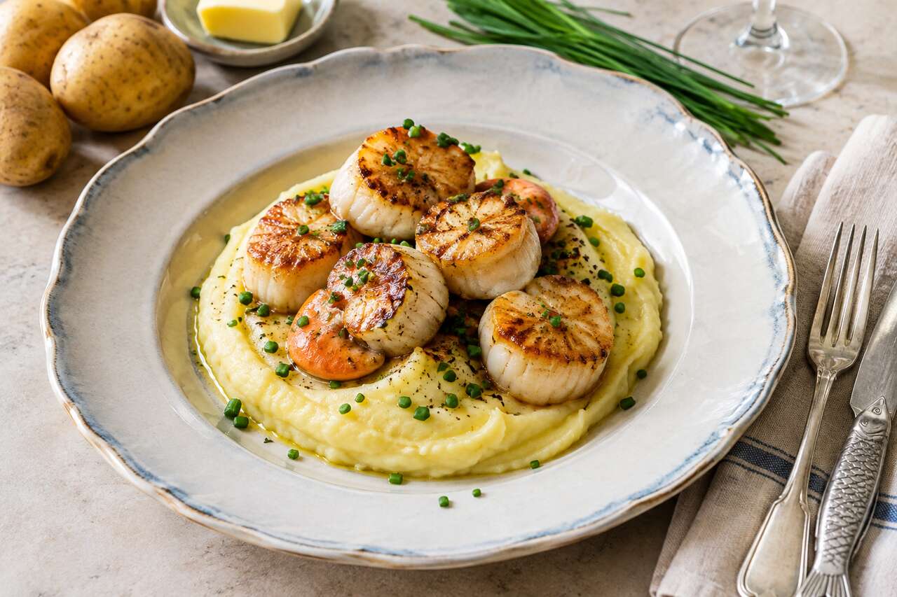 Recette de noix de Saint-Jacques et purée : un délice raffiné