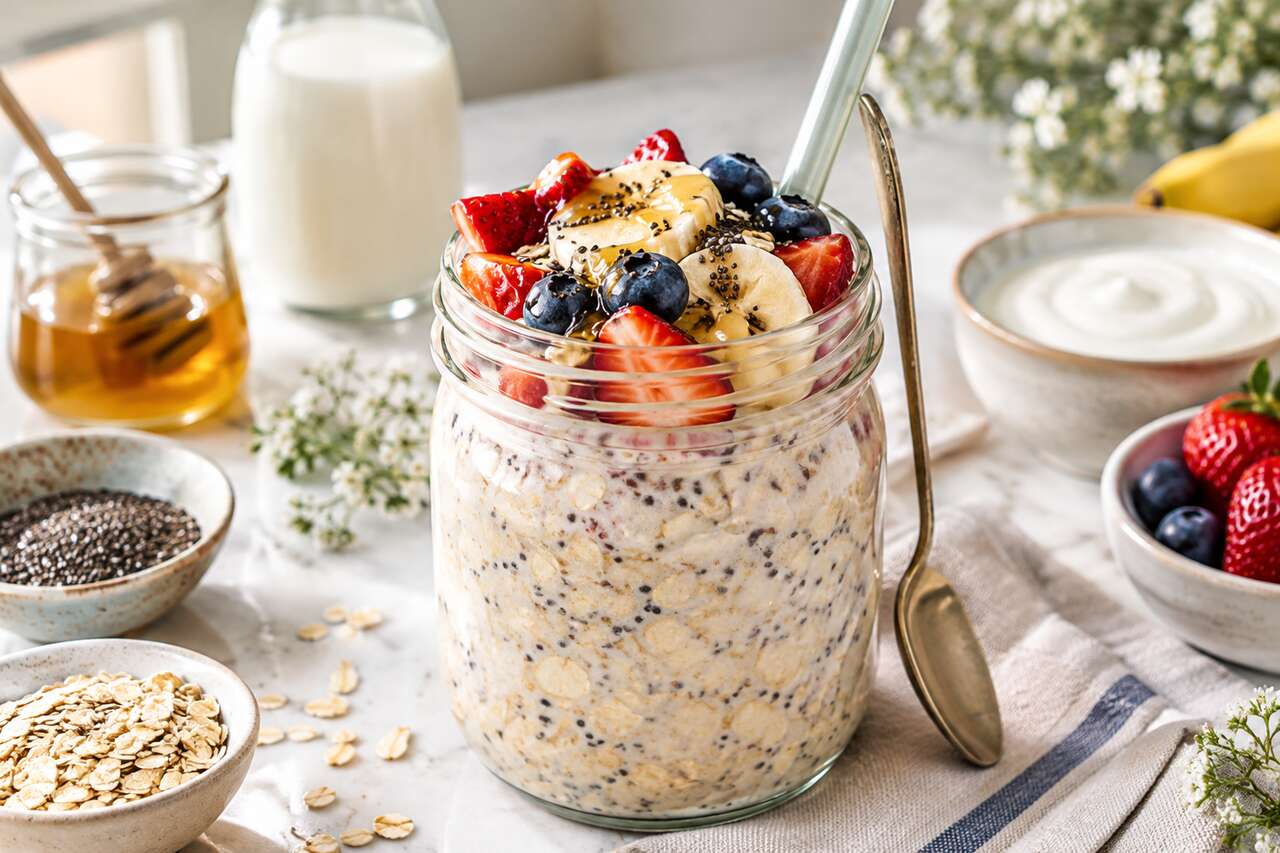 Recette de porridge overnight : commencez vos matins en douceur