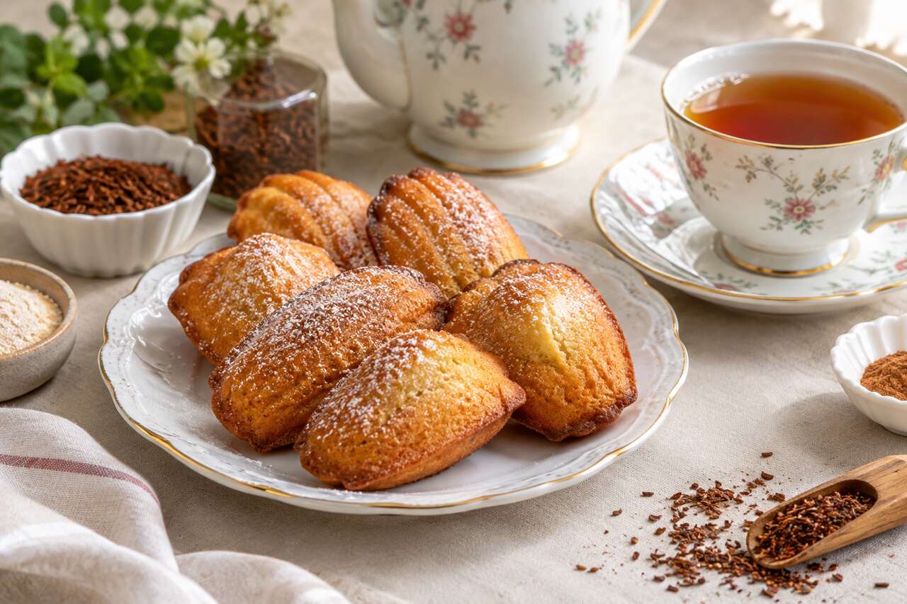 Recette de madeleines au rooibos