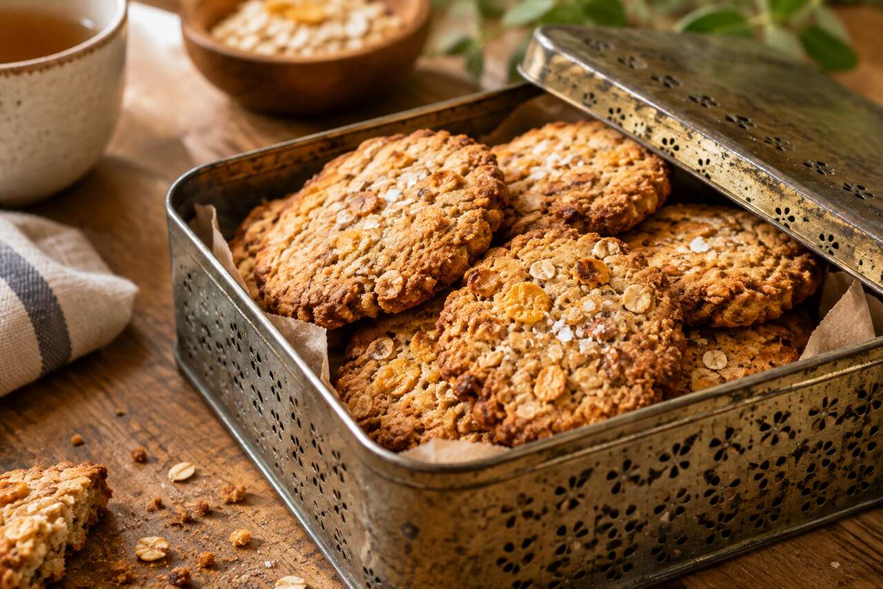 Recette de sablés au muesli croustillants et gourmands