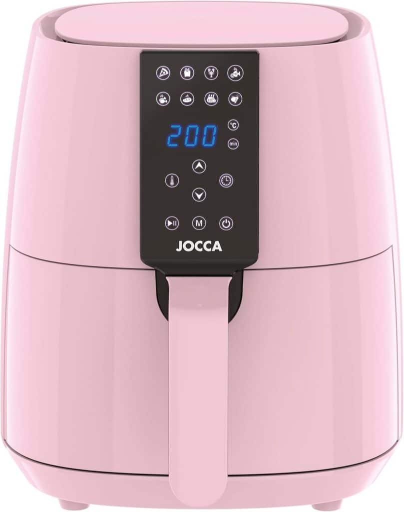 Test de la friteuse à air chaud Jocca 3, 8L rose : sain et économique