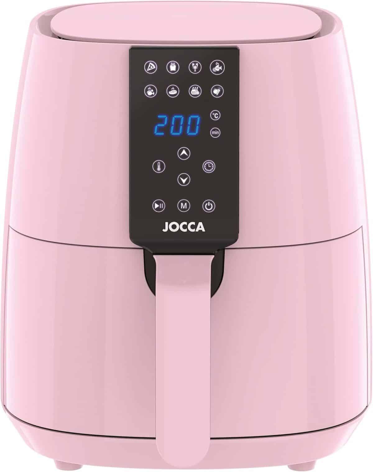 Test de la friteuse à air chaud Jocca 3, 8L rose : sain et économique